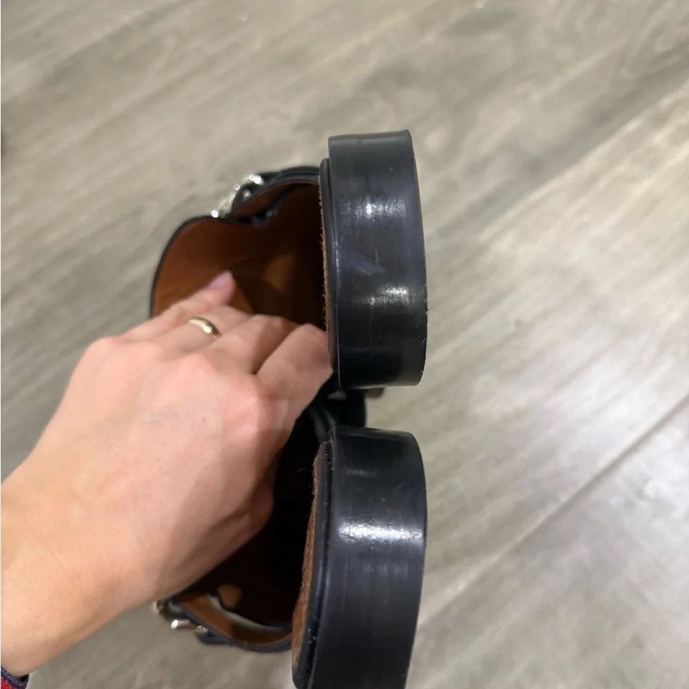 Authentic Givenchy Black Leather  mules - Picture 3 of 6